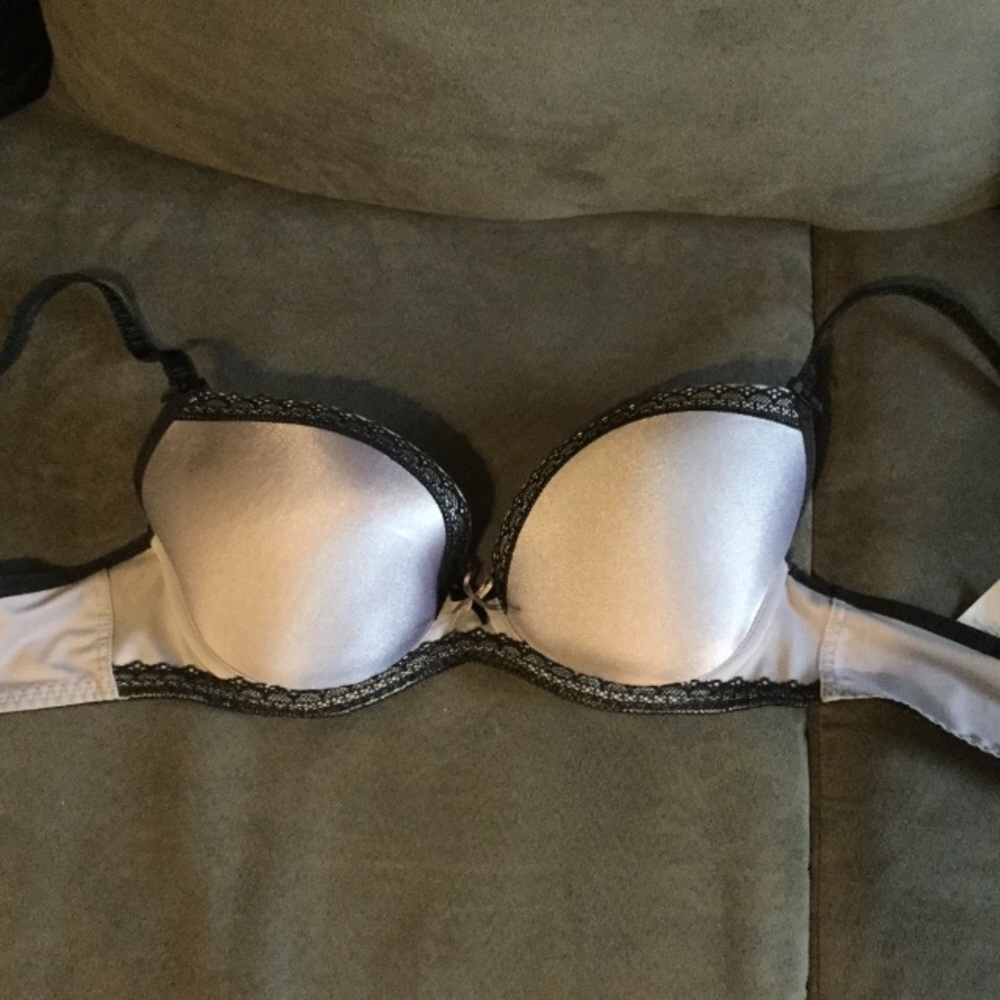 Freya Push-up Bra Silver & Black 34D